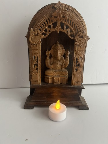 Hand carved indian wooden - carved,