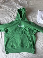 Supreme Box Logo Hoodie Green