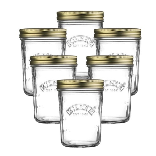 Kilner canning glass jars - kilner, 6pc