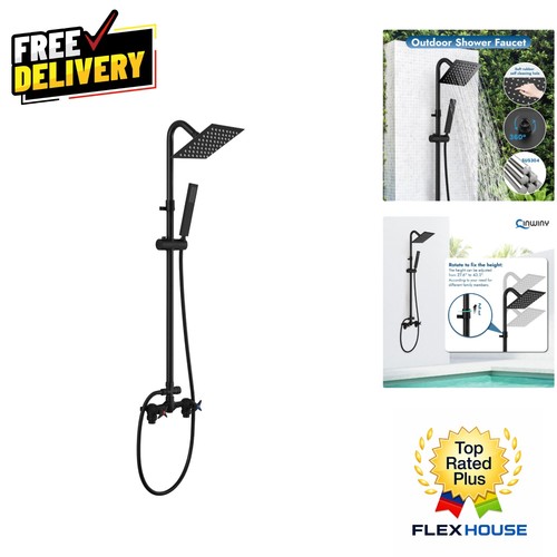 Dual function outdoor - dual-function, shower