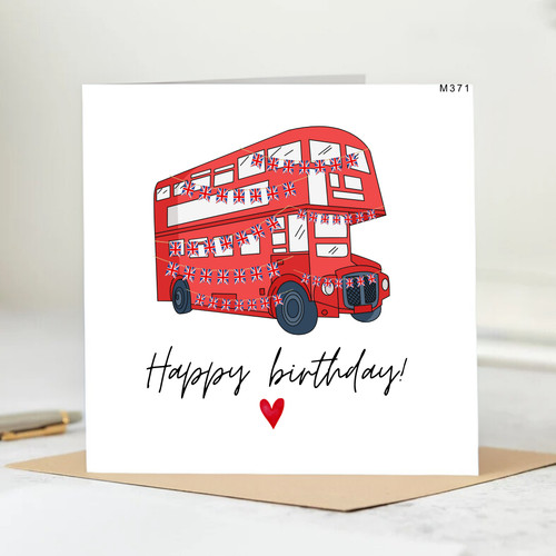 London bus milestone birthday