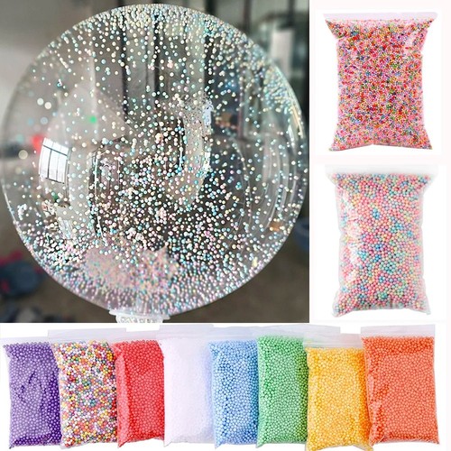 Coloured styrofoam balls - styrofoam,