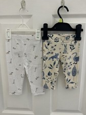 Two pairs of baby leggings