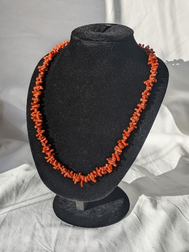 Vintage red coral - vintage, necklace