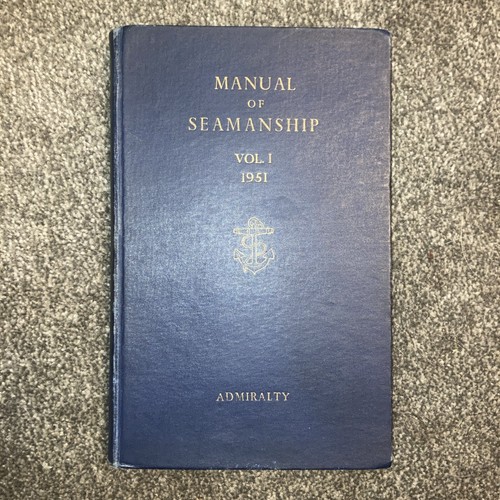 Manual seamanship volume 1 - manual,