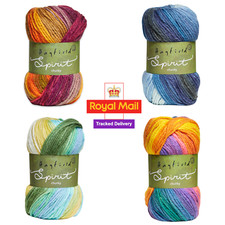 Sirdar Hayfield Spirit Chunky 100g Soft Knitting Yarn 20% Wool Multi-coloured