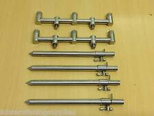 2 Stainless Steel 20cm Goal Post Buzz Bars 4 T BAR 20-30CM Banksticks 3 ROD SET