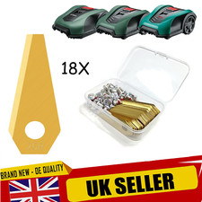 18x Lawnmower Blades For Bosch Indego 400 800 1000 1200 Connect Robotic Mower