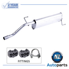 For Fiat - Grande Punto 1.2 1.4 2005-2022 Rear Exhaust Back Silencer + Fittings