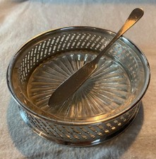 Vintage Silver Plated Butter