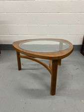 Nathan Mid-Century Teak & Glass Coffee Table Vintage Retro Furniture MCM