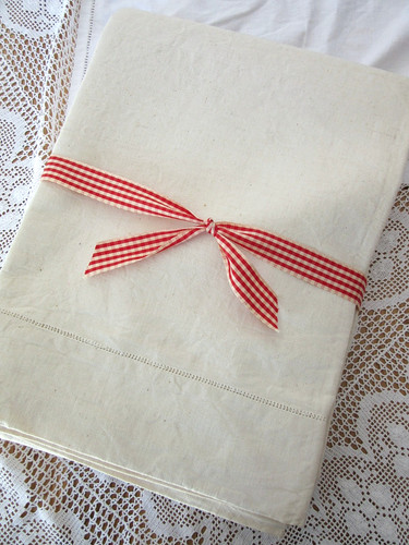 Vintage french linen - vintage,