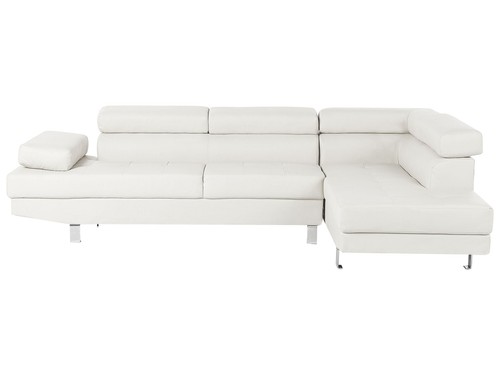 Corner sofa norrea white faux - sofa,