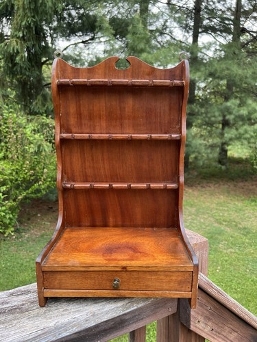 Wood carved display - carved, rack