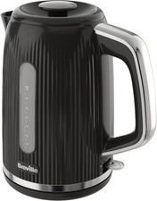 Breville Bold Black Electric Kettle | 1.7L | 3Kw Fast Boil | Black
