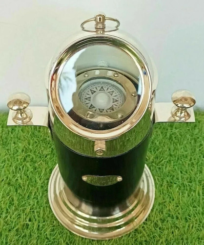 Brass gimballed ship - 11",