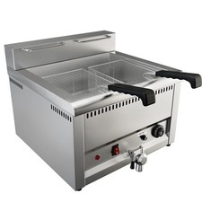 Commercial Electric Fryer 22L Large Tank Electric Deep Fat Fryer Chip ,NO Plug
