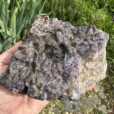 Blue John Large Rough Raw Fluorite Crystal Mineral Specimen Derbyshire UK 1.74kg
