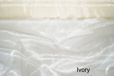 Sheer Organza Fabric Voile Curtain Wedding Decor Material ( Sold by The Metre )
