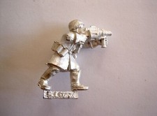 #B80 Warhammer 40K Astra Militarum Steel Legion Trooper Grenade Launcher Metal