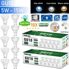 10x LED GU10 Light Bulbs 5W 7W Warm White Cool White Spotlight Lamps Dimmable