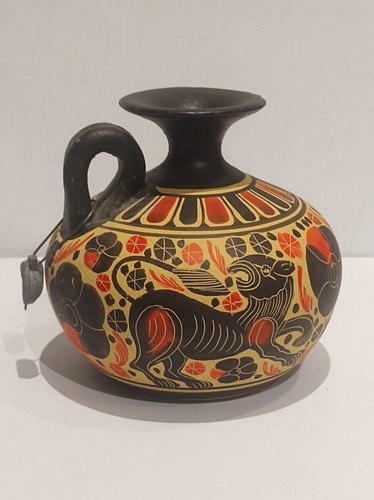 Greek pottery vase - pottery, ceramic