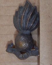 WW2 Royal Artillery Officers Bronzed Collar Badge 4.5cm's