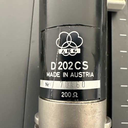 Akg d202 early sound - d202, "sound