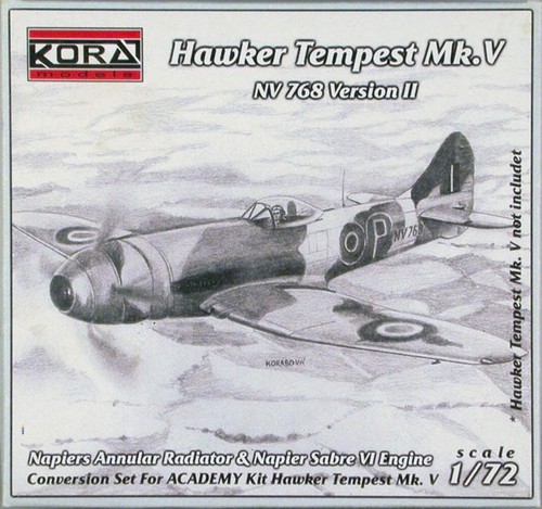 Kora models hawker - kora, 1:72
