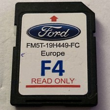 GENUINE FORD F4 SATELLITE NAVIGATION SAT NAV SD CARD FM5T-19H449-FC EUROPE 