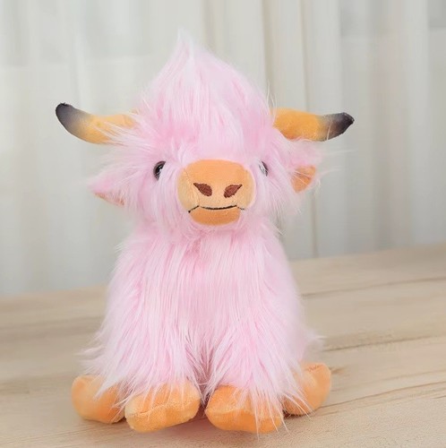 Highland cow pink coo - highland, cuddly