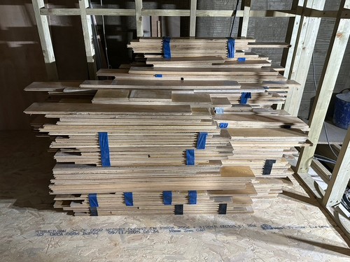 Solid white oak - white, flooring