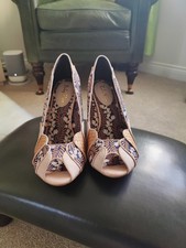 Ruby Shoo Patterned Shoe UK 8  Eur 41