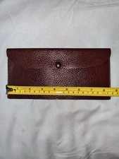 REAL BROWN LEATHER, MADE IN ENGLAND, TOBACCO POUCH, USED BUT IN EXCELLENT COND.