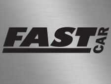 Fast Car Performance Vinyl Decals Window Stickers, Race, Racing, Retro JDM