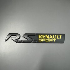 RS Renault Sport Badge Black