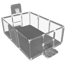 1.8M Baby Playpen Safety Gate Kids Toddler Fence Play Activity Center Large UK