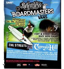 PSK14 SKATEBOARDING PICTURE/ADVERT 11X9" RETLENTLESS BOARDMASTERS NEWQUAY