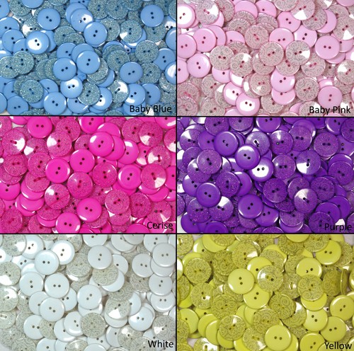 Pearlised resin buttons - buttons, bags