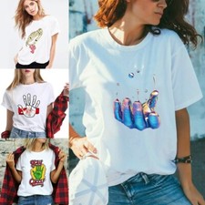 Womens T Shirt Ladies Baggy