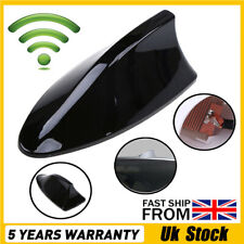 Gloss Black Style Car Shark Fin Aerial Antenna Mast Roof AM/FM Radio Signal UK