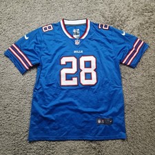 Nike Jersey Mens Extra Large XL Buffalo Bills 28 Cook Blue