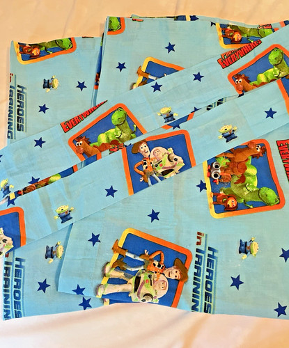 Vtg toy story drapes disney - story,