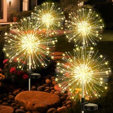 8X 90LED Solar Power Firework