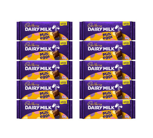 Cadbury dairy milk mini - milk, eggs