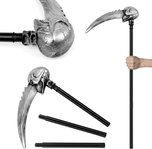 Plastic death scythe halloween - plastic,