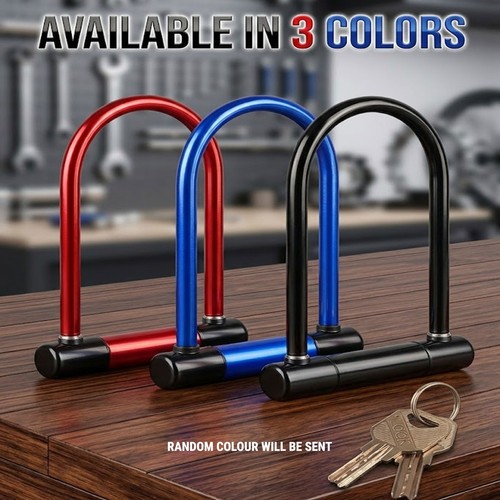 Shaped bike lock - u,