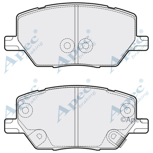 Brake pads set - brake, for