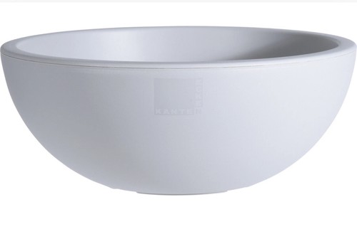 40cm white bowl planter - planter, /