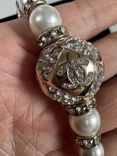CHANEL Pearl Rhinestone